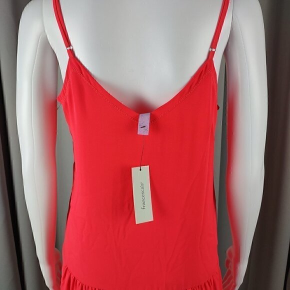 Alya Women's Spaghetti String Coral Sundress Size Small (NWT) - Picture 4 of 12